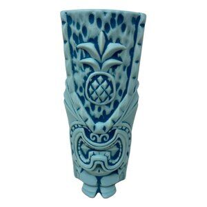 Tiki Underground The Pineapple King Blue Tiki Mug God Lono Tiki Farm NEW